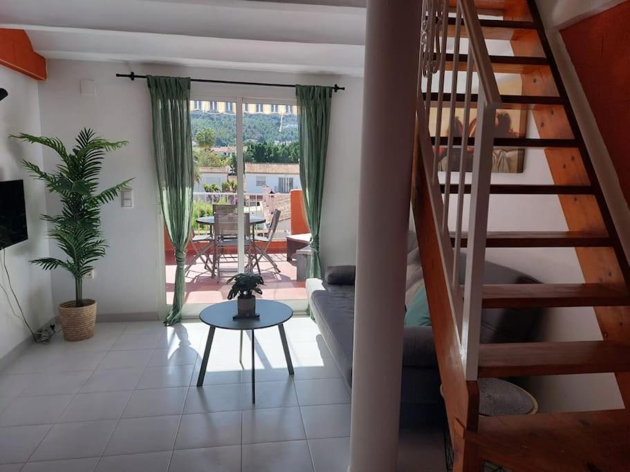 Studio Tipo Loft Con Vista Al Montgo Denia Exteriör bild