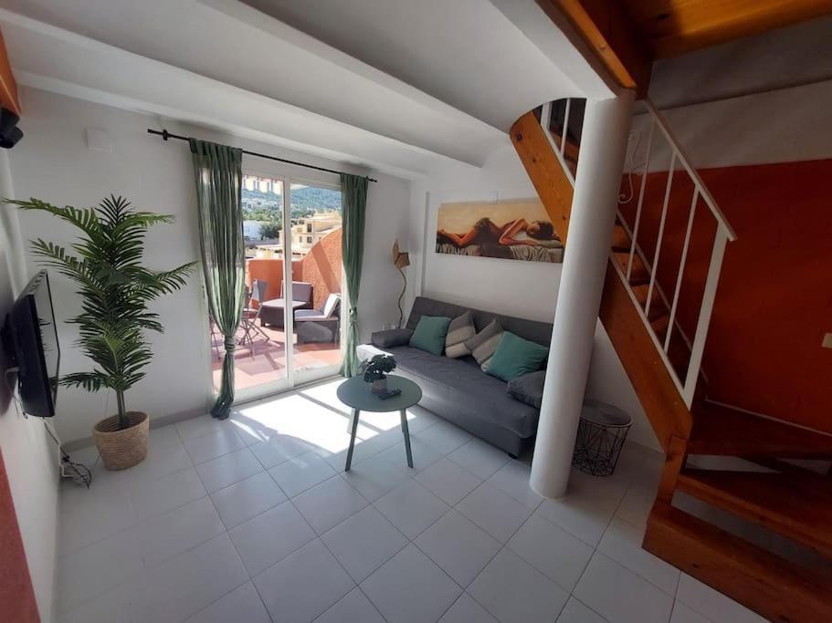 Studio Tipo Loft Con Vista Al Montgo Denia Exteriör bild